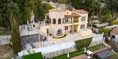 BIRDS EYE VILLA Luxury Castle Paranomic Views of Monaco Monte Carlo Hills & Sea